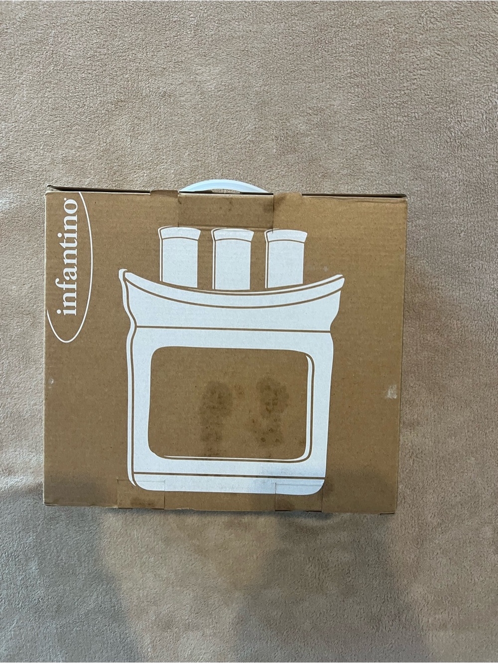 Infantino Brown Silicone Baby Food Feeder Set - Brown